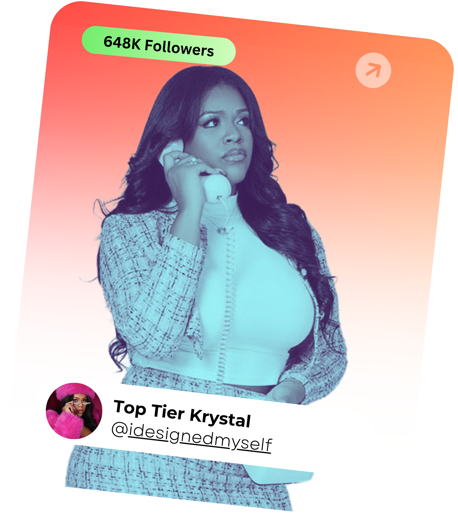 Top Tier Krystal — 756K Followers